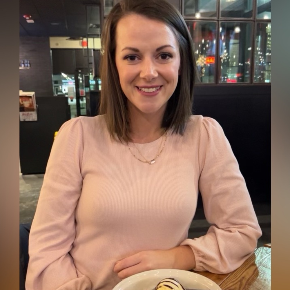 LC Lauren Conrad, XS. Light pink, long sleeve top